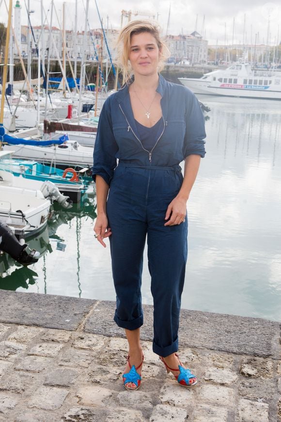 Marie Denarnaud - Photocall du film "Mystère à la Tour Eiffel" lors du 17ème Festival de Fiction TV de La Rochelle. Le 11 septembre 2015
Christophe Clovis / Bestimage