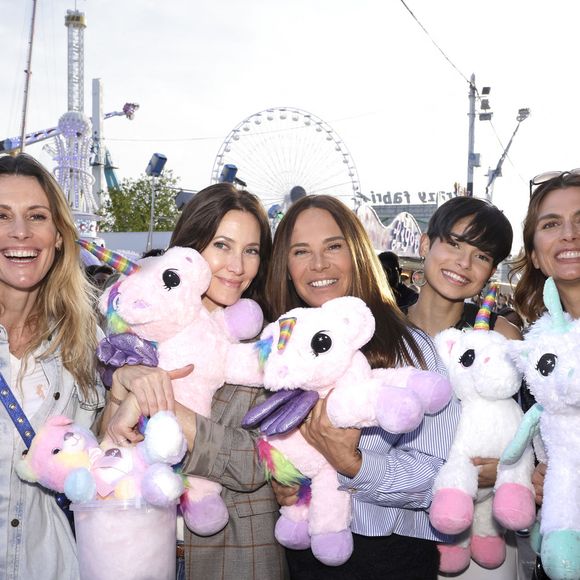 Sophie Thalmann, Mareva Galanter, Nathalie Marquay Pernaut, Ève Gilles (Miss France 2024) et Melody Vilbert - Inauguration de la Foire du Trône 2025 à Paris  © Cédric Perrin/Bestimage