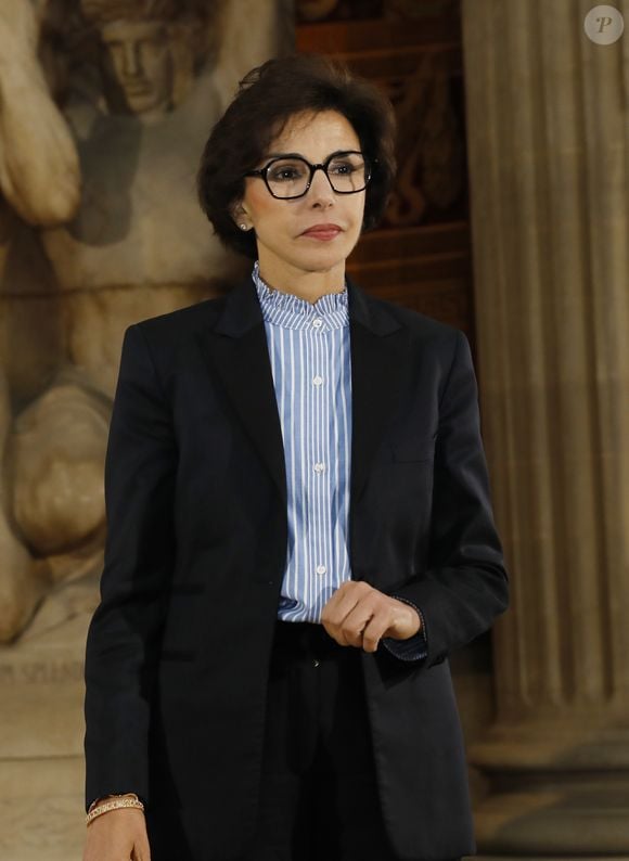 La ministre de la Culture a eu le plaisir de participer à la cérémonie de remise du prix de l'Audace artistique et culturelle

Rachida Dati - 13ème édition de la cérémonie de remise du prix de l'Audace artistique et culturelle au Panthéon à Paris le 20 mai 2025. © Marc Ausset-Lacroix/Bestimage