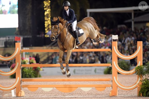 Eve Jobs (fille de Steve Jobs) participe au Concours hippique Winter Equestrian Festival (WEF) à Wellington en Floride le 10 février 2018.
Bestimage