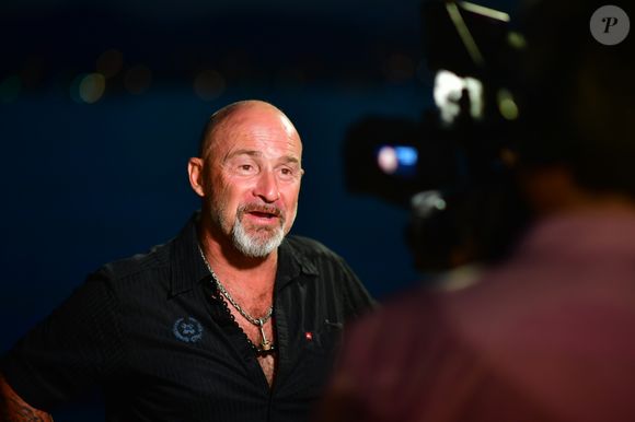 Exclusif - Vincent Lagaf' - Soirée Marcel Campion au restaurant La Bouillabaisse Plage de Saint-Tropez, France, le 7 août 2019. © Rachid Bellak/Bestimage
