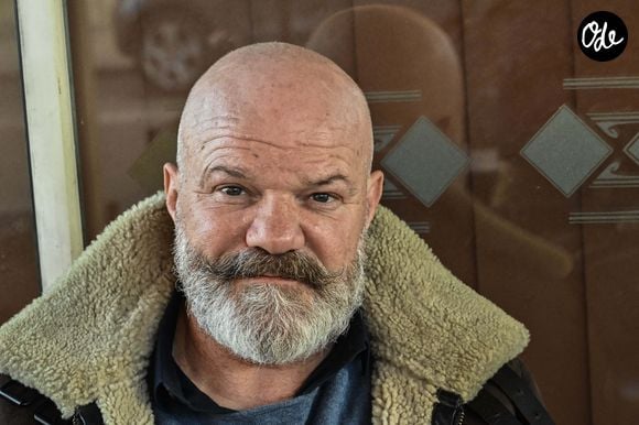Philippe Etchebest sur le tournage de l'émission "Cauchemar en Cuisine" à Agen, le 20 février 2023. Thierry Breton / Panoramic / Bestimage