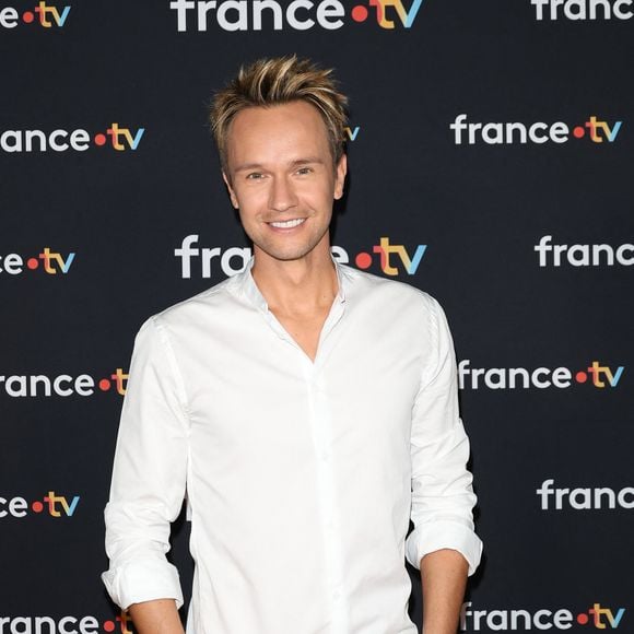Cyril Féraud au photocall pour la conférence de presse de rentrée de France TV à la Grande Halle de la Villette à Paris, France, le 11 juillet 2023. © Coadic Guirec/Bestimage