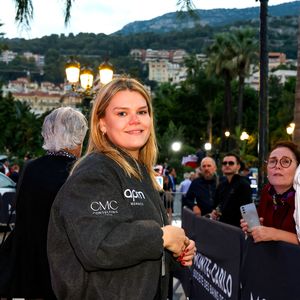Camille Gottlieb - Le prince Albert II de Monaco donne le départ du 9ème E-Rallye de Monte-Carlo, sur la place du Casino à Monaco, le 15 octobre 2025. © Claudia Albuquerque/Bestimage