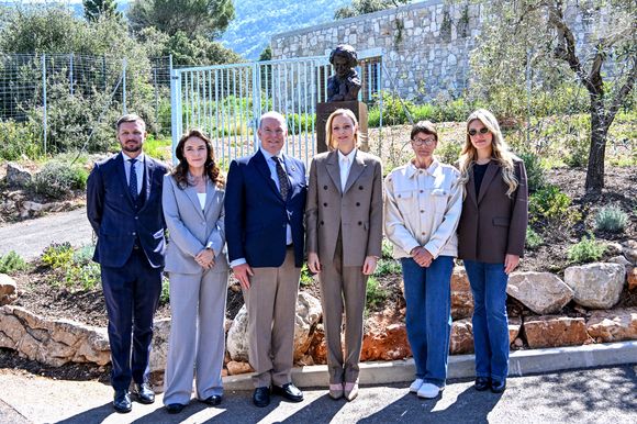 Leurs Altesses ont visité les nouveaux locaux de la SPA de Monaco. 

© Bruno Bebert/Bestimage