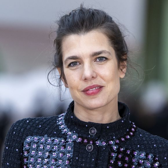 Charlotte Casiraghi au défilé Chanel au Grand Palais, "Collection Haute Couture Printemps/Eté 2025" lors de la Fashion Week de Paris (PFW), le 28 janvier 2025. 
© Olivier Borde / Bestimage