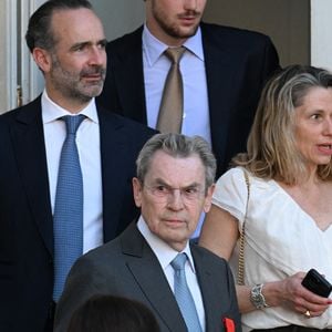 Jean-Paul Bigard - Personnalités à la sortie de la cérémonie de remise de légion d'honneur de Jean-Paul Bigard, Pdg de l'entreprise éponyme, au palais de l'Elysée à Paris le 27 mai 2026.

© Lionel Urman / Bestimage