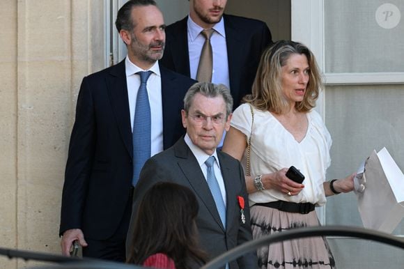 Jean-Paul Bigard - Personnalités à la sortie de la cérémonie de remise de légion d'honneur de Jean-Paul Bigard, Pdg de l'entreprise éponyme, au palais de l'Elysée à Paris le 27 mai 2026.

© Lionel Urman / Bestimage