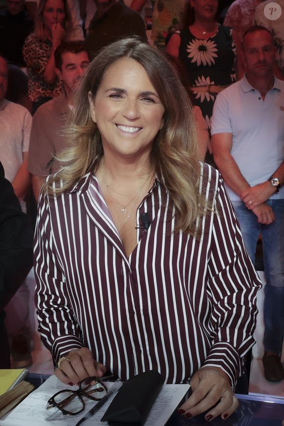 Exclusif -  Valérie Benaim - Emission "Tout beau, tout n9uf" présentée par C. Hanouna sur W9 à Paris le 8 septembre 2025. © Jack Tribeca / Bestimage 
No Web - Belgique et Suisse