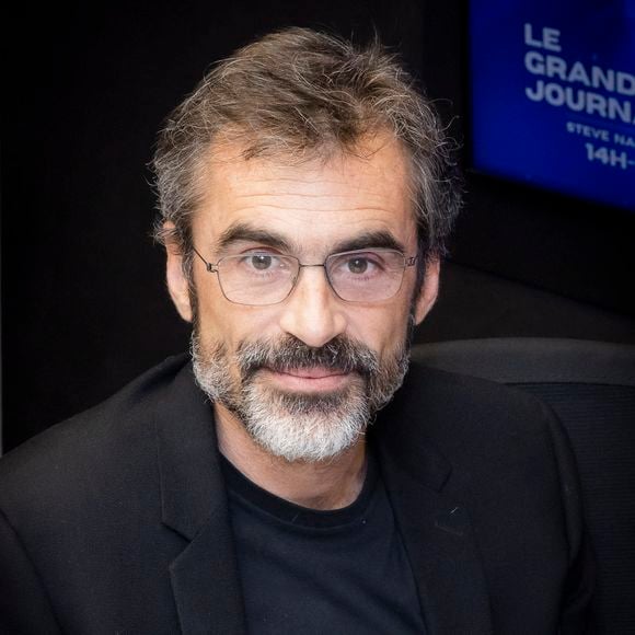 Raphaël Enthoven  était l'invité de S. Nadjar à Radio J - Paris le 13/04/2022 - © Jack Tribeca / Bestimage