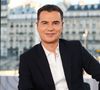 Exclusif - Laurent Luyat - Plateau de l'émission "Paris accueille la flamme Olympique" sur le parvis de l'hôtel de ville à Paris, diffusée en direct sur France 2 en marge du concert de la Place de la République à l'occasion du Relais de la Flamme olympique. © Christophe Clovis / Bestimage