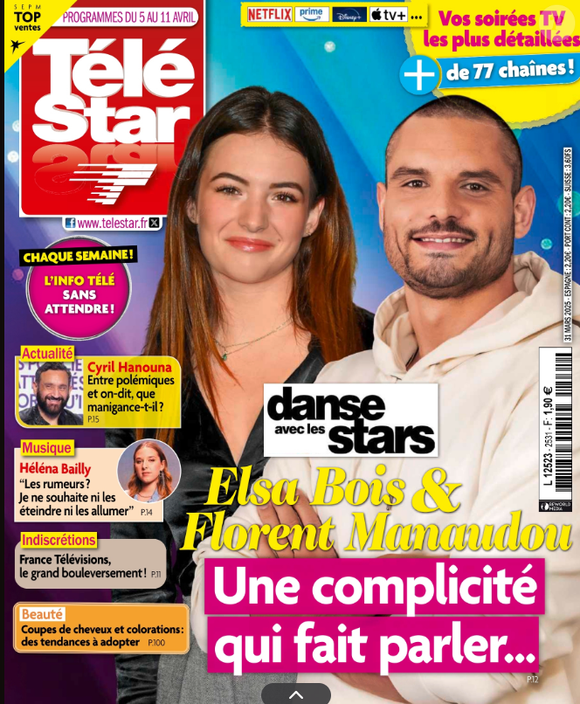 Couverture du magazine "Télé Star" du 31 mars 2025