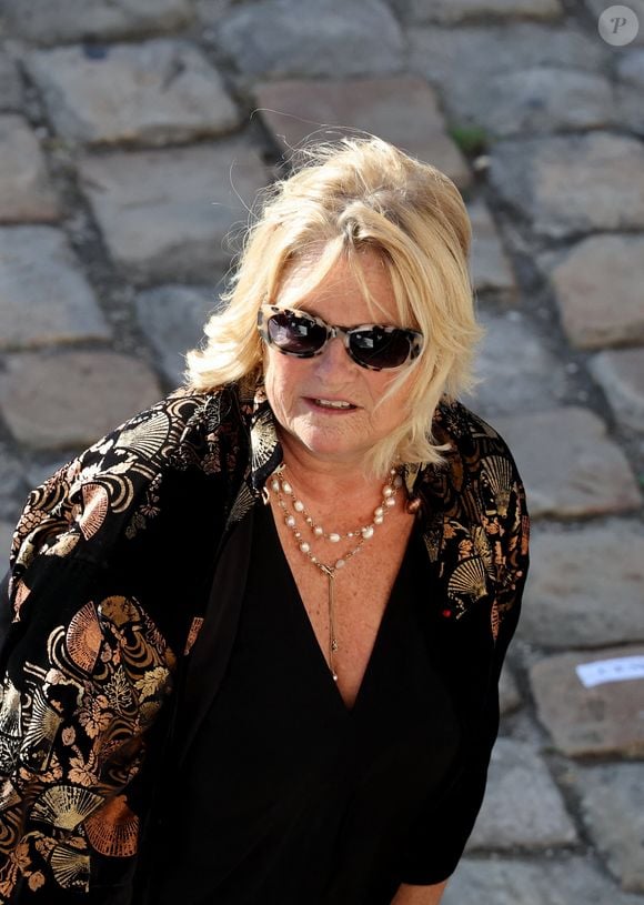 Marina Carrère d'Encausse lors de l'hommage à Hélène Carrère d’Encausse aux Invalides à Paris le 3 octobre 2023.

© Dominique Jacovides / Bestimage
