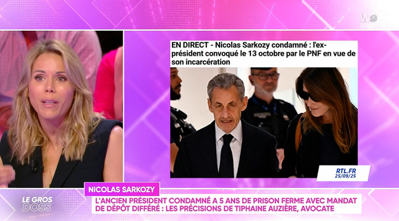 Tiphaine Auzière invitée de l'émission de Cyril Hanouna, "TBT9"