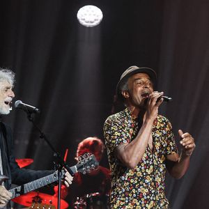 Louis Bertignac se produit avec Yannick Noah lors de la soirée Psychodon 2023 à l' Olympia le 12 juin 2023 à Paris, France. Photo Nasser Berzane/ABACAPRESS.COM