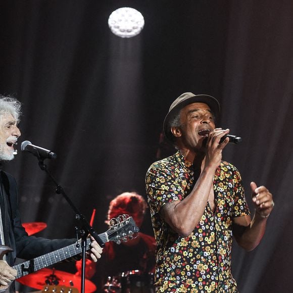 Louis Bertignac se produit avec Yannick Noah lors de la soirée Psychodon 2023 à l' Olympia le 12 juin 2023 à Paris, France. Photo Nasser Berzane/ABACAPRESS.COM