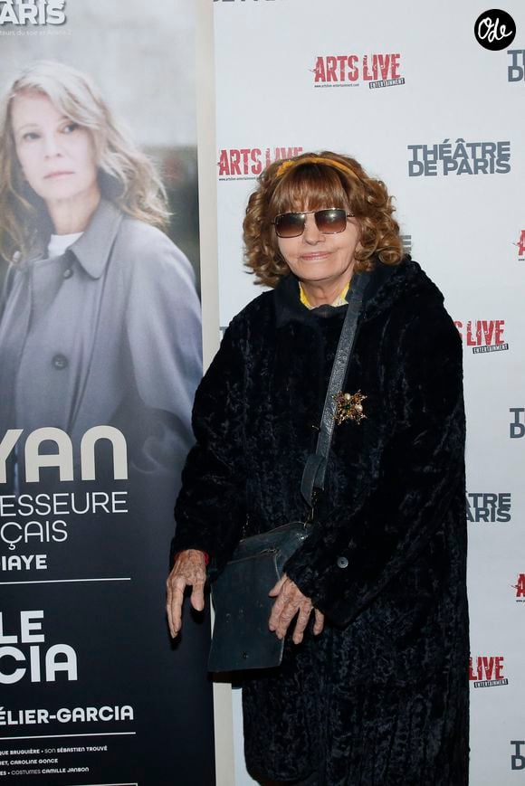 Exclusif - Nadine Trintignant - Générale de la pièce "Royan, la professeur de Français" au théâtre de Paris le 17 avril 2024. © Borde / Rindoff / Bestimage