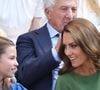 La complicité flagrante entre la mère et sa fille a une nouvelle fois retenu toute l'attention des spectateurs présents.

Kate Middleton et sa fille, la princesse Charlotte, à Wimbledon le 12 juillet 2026. 

© Mirrorpix / Bestimage