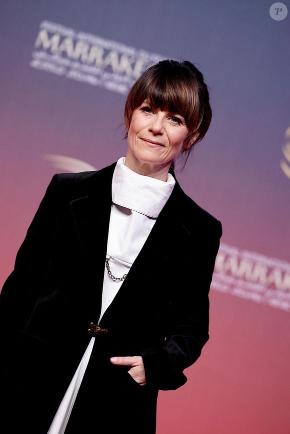 Marina Foïs au photocall de la cérémonie d'ouverture et à la projection du film "L'Ordre" lors du 21ème Festival international du film de Marrakech, le 29 novembre 2024j à Marrakech, Maroc. © Dominique Jacovides/Bestimage