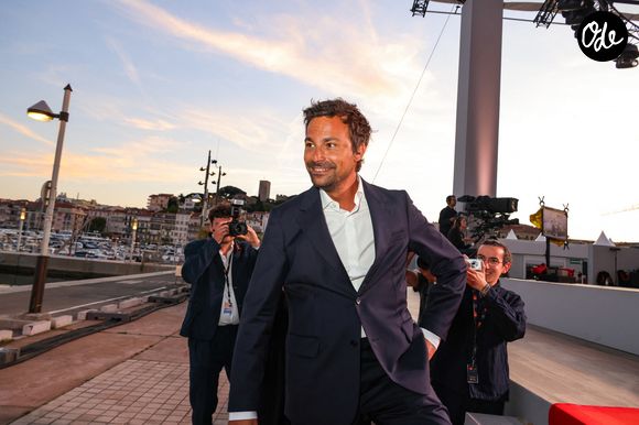 Exclusif - Bertrand Chameroy - Plateau de l'émission "C à vous" lors du 79ème Festival International du Film de Cannes le 21 mai 2026.  © Jack Tribeca / Bestimage