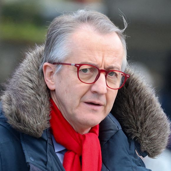 Christophe Barbier - Obsèques d'Isabelle Mergault à la Coupole du Père-Lachaise à Paris le 30 mars 2026. © Cyril Moreau - Dominique Jacovides / Bestimage