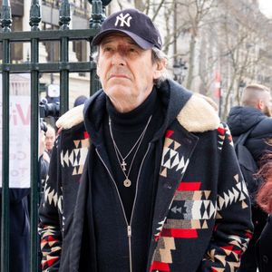 Jean-Luc Reichmann - Arrivées à la cérémonie religieuse en hommage à Rolland Courbis dans l'église de la Madeleine à Paris, France, le 14 janvier 2026. © Jacovides-Moreau/Bestimage