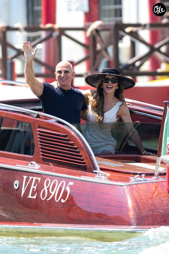 Mariage de Jeff Bezos et Lauren Sánchez. Le couple quitte l'hôtel Aman Venice. Venise, Italie 29 juin 2025 © SGP / BESTIMAGE
