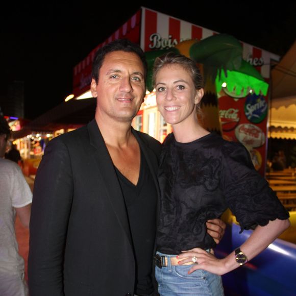 Dany Brillant et sa femme Nathalie à l'inauguration de la fête des Tuileries organisée par Caroline Barclay le 24 juin 2016.
© Philippe Baldini / Bestimage