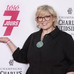 Exclusif - Laurence Boccolini - Soirée "Télé 7 Jours Summer Party" au restaurant "Monsieur Bleu" à Paris le 14 juin 2022. © Christophe Aubert via Bestimage