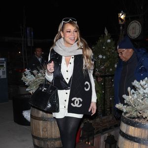 Mariah Carey fait son shopping de Noël à Aspen dans Colorado.

© Bestimage