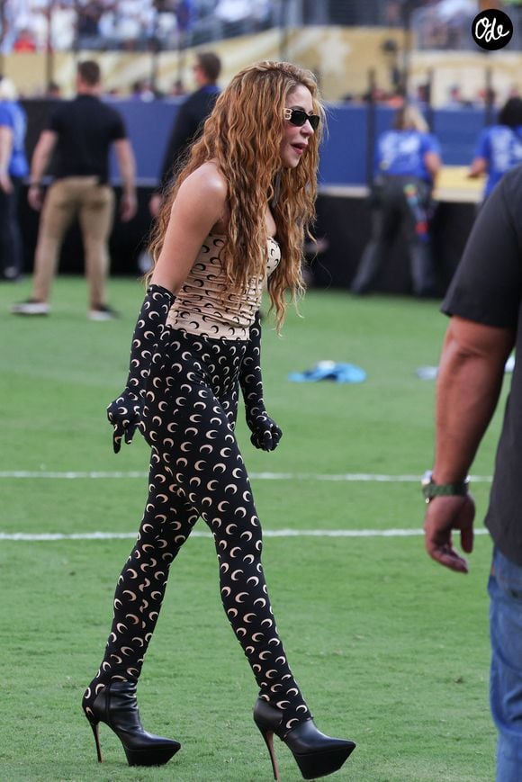 Shakira célèbre la victoire de l'Espagne face à l'Argentine lors de la finale de la Coupe du monde de la FIFA, au New York New Jersey Stadium, dans le New Jersey, le 19 juillet 2026. Photo de Charles Guerin/ABACAPRESS.COM
