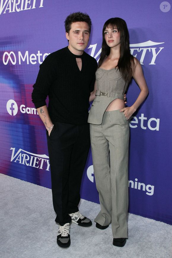 Brooklyn Beckham et sa femme Nicola Peltz - Photocall de la soirée "Variety 2022 Power of Young Hollywood" organisée par Facebook Gaming/Meta à Los Angeles le 11 août 2022.

© imageSPACE via ZUMA Press Wire / Bestimage