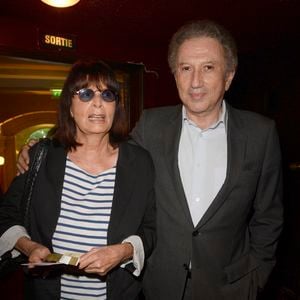 Françoise Coquet et Michel Drucker au concert de Patrick Bruel au Théâtre du Châtelet à Paris le 6 juin 2016. 

© Coadic Guirec / Bestimage