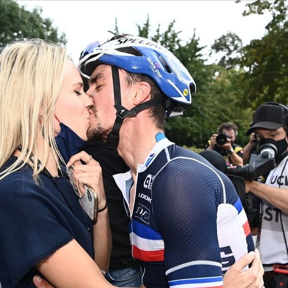 Ensemble, ils ont fondé une famille en donnant naissance à un garçon baptisé Nino, aujourd'hui âgé de 4 ans

Championnats du Monde UCI - Elite Hommes en Belgique le 26 septembre 2021.
Crédit : Photo News / Panoramic / Bestimage