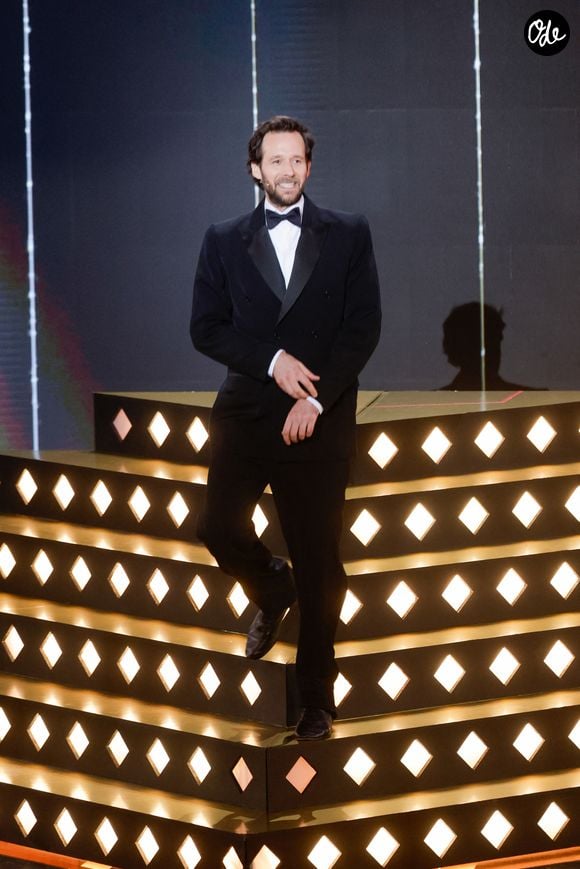 Benjamin Lavernhe (broche de la Maison Chaumet) lors de la 51ème cérémonie des César à l'Olympia à Paris, France, le 26 février 2025 © Borde-Jacovides/Bestimage