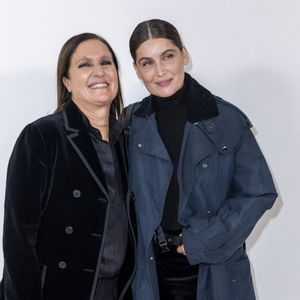 Maria Grazia Chiuri et Laetitia Casta - Greeting du défilé Christian Dior au Musée Rodin pour la Collection Haute Couture Printemps/Eté 2025 lors de la Fashion Week de Paris (PFW), France,le 27 janvier 2025. © Olivier Borde/Bestimage
