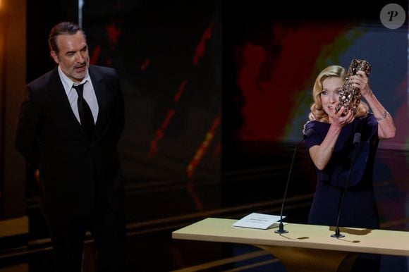Jean Dujardin et Léa Drucker lors de la 51ème cérémonie des César à l'Olympia à Paris, France, le 26 février 2025

© Borde-Jacovides/Bestimage