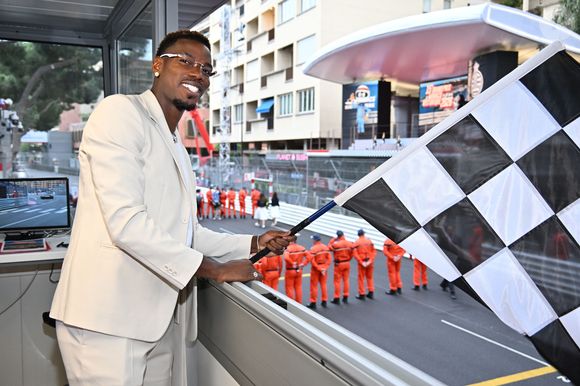 Paul Pogba lors du 15ème Grand Prix de Monaco Historique, le 26 avril 2026. 

© Bruno Bebert / Bestimage