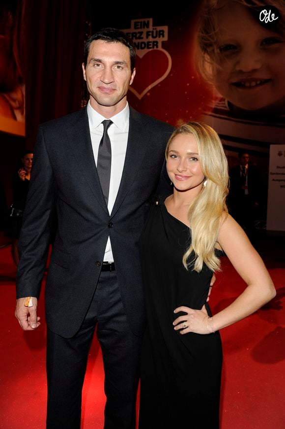 Hayden Panettiere et son compagnon Wladimir Klitschko - Gala de charite "un coeur pour les enfants" a Berlin en Allemagne le 7 decembre 2013. API / BESTIMAGE