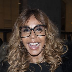 Cathy Guetta - Les célébrités arrivent au défilé de mode Haute-Couture printemps-été 2020 "Jean-Paul Gaultier" au théâtre du Châtelet à Paris le 22 janvier 2020.