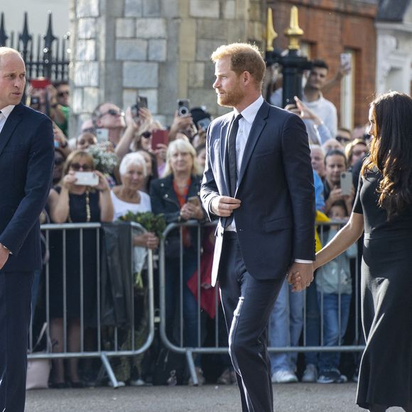 Le prince de Galles William, la princesse de Galles Kate Catherine Middleton, le prince Harry, duc de Sussex, Meghan Markle, duchesse de Sussex
