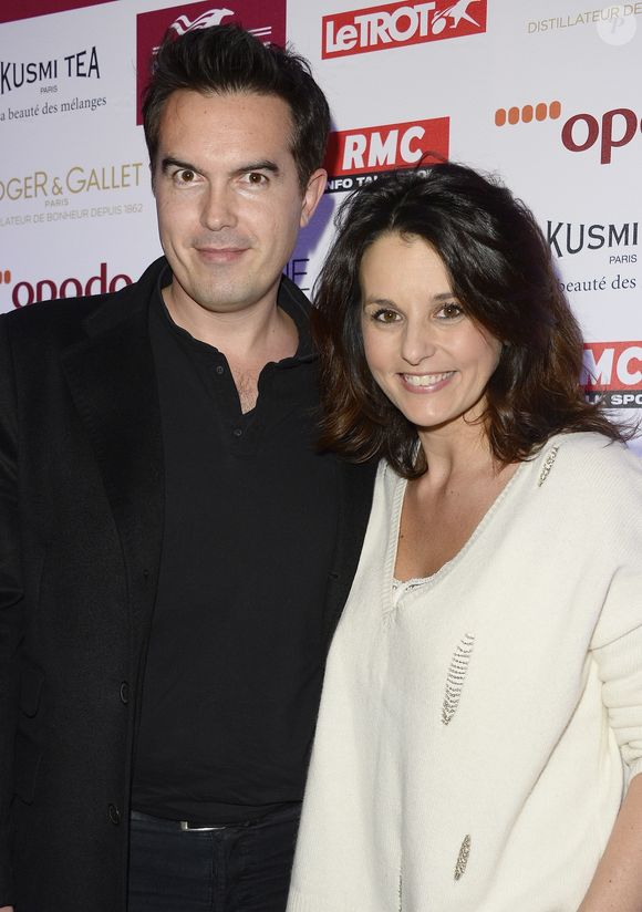 Faustine Bollaert et Maxime Chattam à la soirée de lancement J-68 de la 95ème édition du Prix d'Amérique Opodo à l'Hippodrome de Paris-Vincennes, le 24 novembre 2015.

Photo : Guirec Coadic / Bestimage
