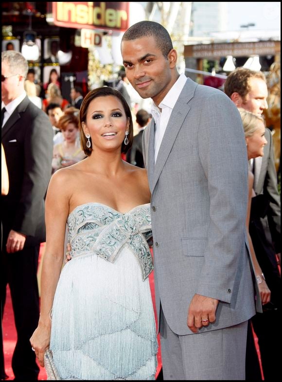 Tony Parker, Eva Longoria - 60ème prime time Emmy Awards au Nokia Theater de Los Angeles, 21/ 09/2008 © ALAIN ROLLAND / MAXIMA PROD / BESTIMAGE