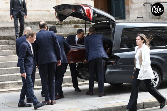 Exclusif - Obsèques d'Arnaud Denis en l'Eglise Saint Roch à Paris, le 1er octobre 2026.