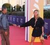 Elle venait soutenir son compagnon Roschdy Zem, président et membre du jury

Roschdy Zem et sa compagne Sarah Poniatowski sur le tapis rouge lors de la première du film 'L'Invitation' pendant la 52ème édition du Festival du Cinéma Américain de Deauville, France, le 5 septembre 2026. © Denis Guignebourg/Bestimage