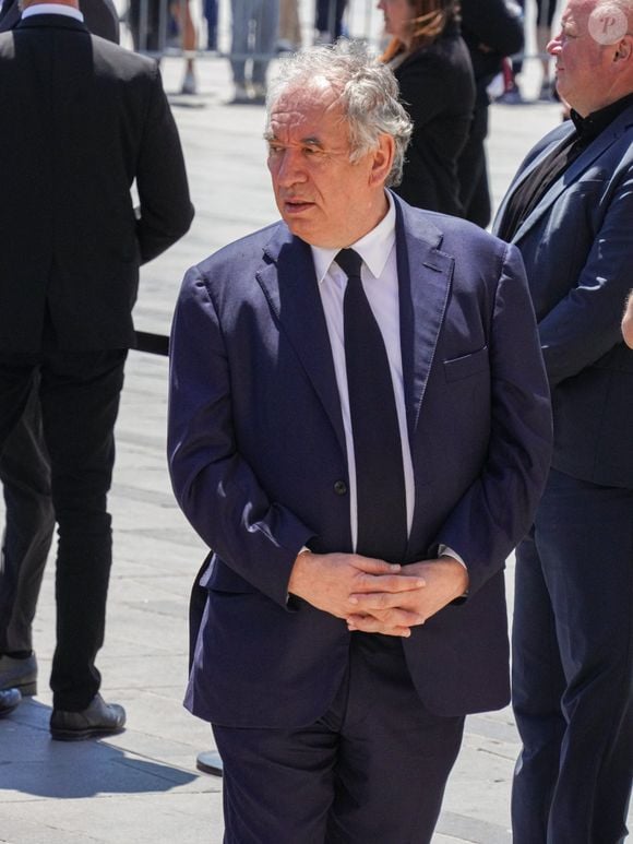 François Bayrou - Obsèques de l'ancien maire de Marseille Jean-Claude Gaudin à la cathédrale Sainte-Marie major de Marseille, France, le 23 mai 2024. © Jean-René Santini/Bestimage