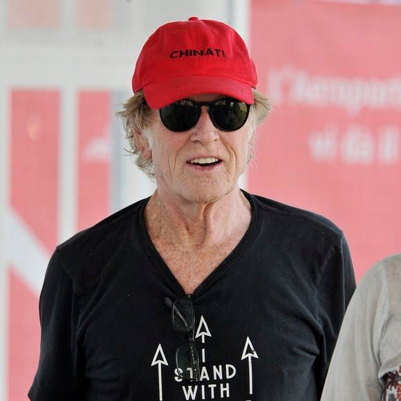 Exclusif -  Robert Redford et sa femme Sibylle Szaggars arrivent à Venise à l'occasion du 74ème Festival International du Film de Venise (Mostra) le 2 septembre 2017. (SGP / BESTIMAGE).