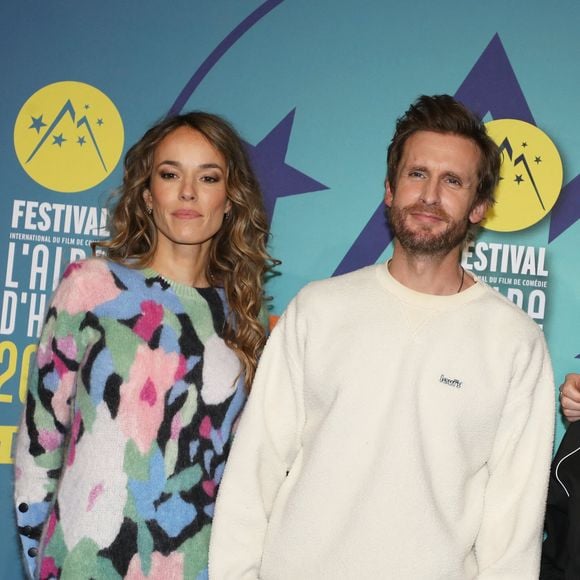 Elodie Fontan et Philippe Lacheau pour le film Alibi. Com 2 au photocall de la cérémonie d'ouverture du 26ème festival international du film de comédie de l'Alpe d'Huez le 16 janvier 2023.

© Dominique Jacovides / Bestimage
