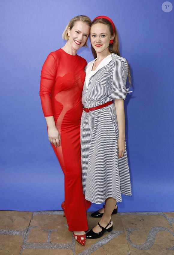 Exclusif - Sylvie Castioni, Eloise Lebaud - Vernissage "Marianne(s) par Sylvie Castioni & Art Girls Gallery" à l'hôtel de Gabelles à Versailles le 16 avril 2025. © Marc Ausset-Lacroix/Bestimage