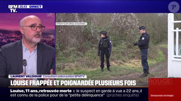 Meurtre de Louise, capture d'écran BFMTV.